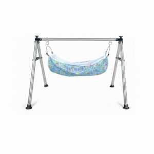 Manual Baby cradle Round pipe Stainless steel Foldable 4FT